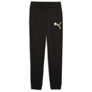Damen-Jogginghosen Puma ESS METALLIC Sweatpants FL schwarz PUMA Black-Metallic Gold