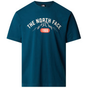 Herren-T-Shirt The North Face M S/S Tee Varsity Graphic blau MIDNIGHT PETROL