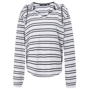 Damen-T-Shirt Regatta Minerve weiß/blau White/Navy