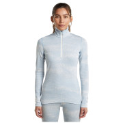 Damen-Funktionsshirt Icebreaker Women M 260 Tech Vertex LS HZ Chillwave