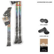 Kinder Nordic-Walking Stöcke Fizan NW Speed Junior