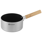 Kochtopf Outwell Feast Ceramic Saucepan 1.5 L silber Black & Grey