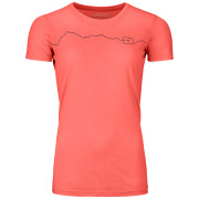 Damen-Funktionsshirt Ortovox 150 Cool Mountain Ts W rosa coral