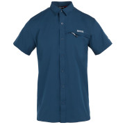 Herrenhemd Regatta Trav Pack Awy SS Shrt blau MoonLt Denim