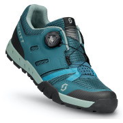 Damen-Radsportschuhe Scott W's Sport Crus-r Flat Boa blau/grün petrol blue/mint green