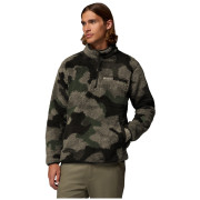 Herrenpullover Columbia Rugged Ridge™ High Pile Half Zip grün/schwarz Stone Green Mod Camo