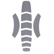 Reflexionsstreifen Petzl Vertex silber