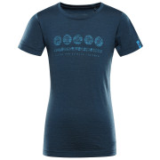 Kinder-T-Shirt Alpine Pro Mereno 2 blau MOROCCAN