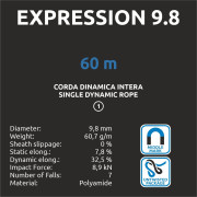 Kletterseil Camp Expression 9.8 - 60m