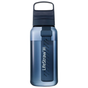 Filterflasche LifeStraw Go 2.0 Water Filter Bottle 1L dunkelblau Aegean Sea