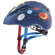 Kinder Fahrradhelm Uvex Kid 2 Cc blau Dark Blue Rocket Mat (46-52)