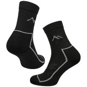 Socken MOOA Merino Mountain schwarz Black