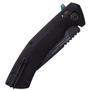 Klappmesser Acta non verba A400-BB, DLC, SL, ALOCK,G10 Black