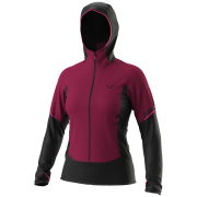 Damenjacke Dynafit Traverse Alpha Hooded Jkt W schwarz/lila 6211 - beet red/0910