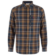 Herrenhemd Fjällräven Fjällglim Regular Shirt M braun Wood Brown-Black Oak
