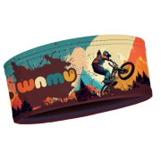 Stirnband WAMU Mountain Bike orange/blau