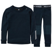 Kinder-Funktionsset Helly Hansen K Lifa Merino Set Navy dunkelblau 596 Navy