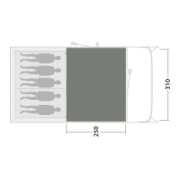 Zeltteppich Outwell Cozy Carpet Denver 5