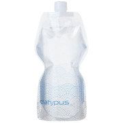 Wasser Faltflasche Platypus Soft Bottle 1,0L Closure weiß/blau Waves