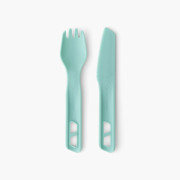 Besteckset Sea to Summit Passage Cutlery Set 2 Piece blau Aqua Sea Blue