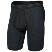 Herren-Boxershorts Saxx Quest Quick-Dry Mesh Long Boxer Brf Fly schwarz black