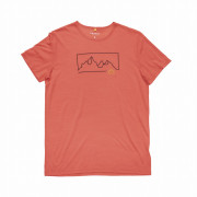 Herren-T-Shirt Devold Active "Outline" Tee Man rot/orange CAYENNE