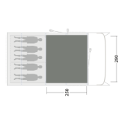 Zeltteppich Outwell Cozy Carpet Colorado 5 Air