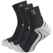 Socken MOOA Bamboo Active Mid 3-pack grau Grey/Grey