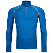 Herren Funktions-Sweatshirt Ortovox 230 Competition Zip Neck blau JustBlue