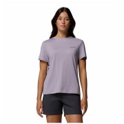 Damen-T-Shirt Columbia Parsons Point™ SS Logo Tee lila Lavender Pearl Heather