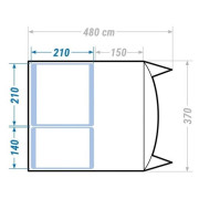 Familienzelt Zulu Pavilion 500