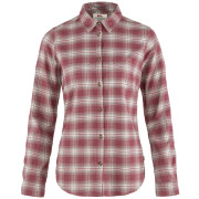 Damenhemd Fjällräven Övik Flannel Shirt W rosa Mesa Purple-Fog