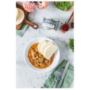 Nahrung Hauptspeise Hotovky z plechovky Szegediner Gulasch Spezial 400 g