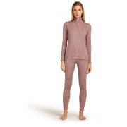 Damen-Funktionsshirt Icebreaker Women Merino 260 Tech Vertex LS Half Zip Delta Lines AOP