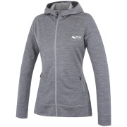 Damen-Sweatshirt Zulu Merino Hoodie 230 grau grey