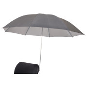 Sonnenschirm Bo-Camp Parasol for chair (grey) grau grey