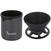 Kaffee-Set Warg Kofein & Duo 2in1 Cups Set schwarz black