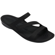 Damenpantoffeln Crocs Swiftwater Sandal W schwarz Black/Black
