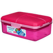 Snack-Box Sistema Lunche Quaddie 1,5 l rosa