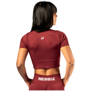 Damen-Top Nebbia Seamless crop top with SS Power