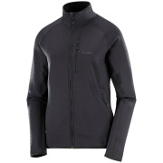 Damen-Sweatshirt Salomon Essential Lightwarm FZ W schwarz Deep Black