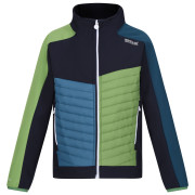 Kinderjacke Regatta Brynden grün Navy/Piquant Green