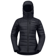 Damen Daunenjacke Norrona falketind down750 Zip Hood schwarz Caviar Black