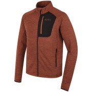 Herren-Sweatshirt MOOA Nyore Grid 220 orange cinnamon melange
