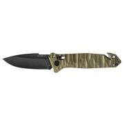 Klappmesser TB OUTDOOR Cac S200 French Army Knife Textured Pa6 Smooth dunkelgrün