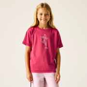 Kinder-T-Shirt Regatta Aria Deep Pink
