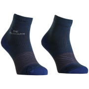 Herren-Merinosocken Ortovox Alpine Light Quarter Socks M blau/grau Blue Nunatak
