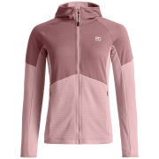 Damen Funktions-Sweatshirt Ortovox Fleece Light Grid Hoody W rosa Dawn Rose