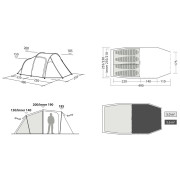 Familienzelt Robens Cima Versa 4