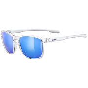 Sonnenbrille Uvex Lgl 52 durchsichtig Clear / Mir. Blue